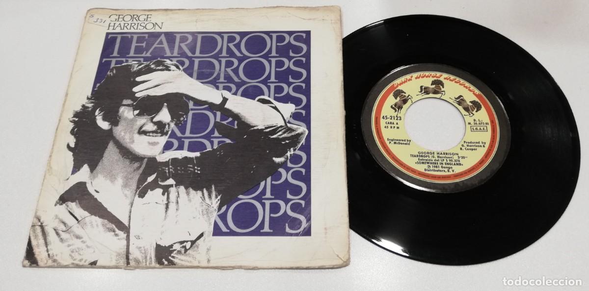 Discos de vinilo: SCO96-George Harrison - Teardrops (7&rdquo;, Single) - Foto 1