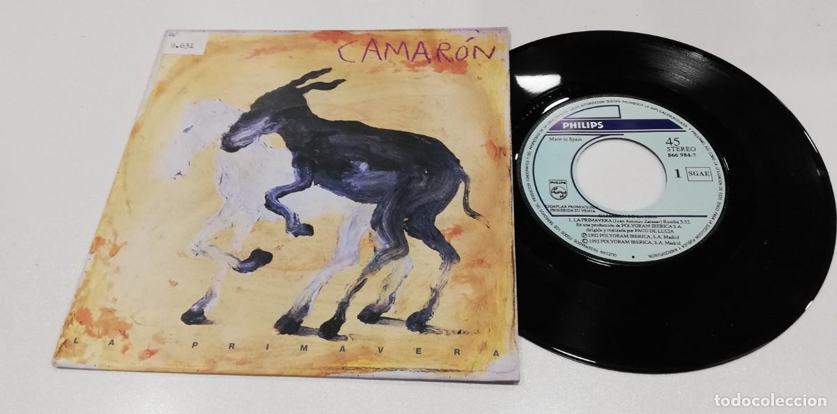 Discos de vinilo: SCO96-Camar&oacute;n - La Primavera (7&rdquo;, Single, Promo) - Foto 1