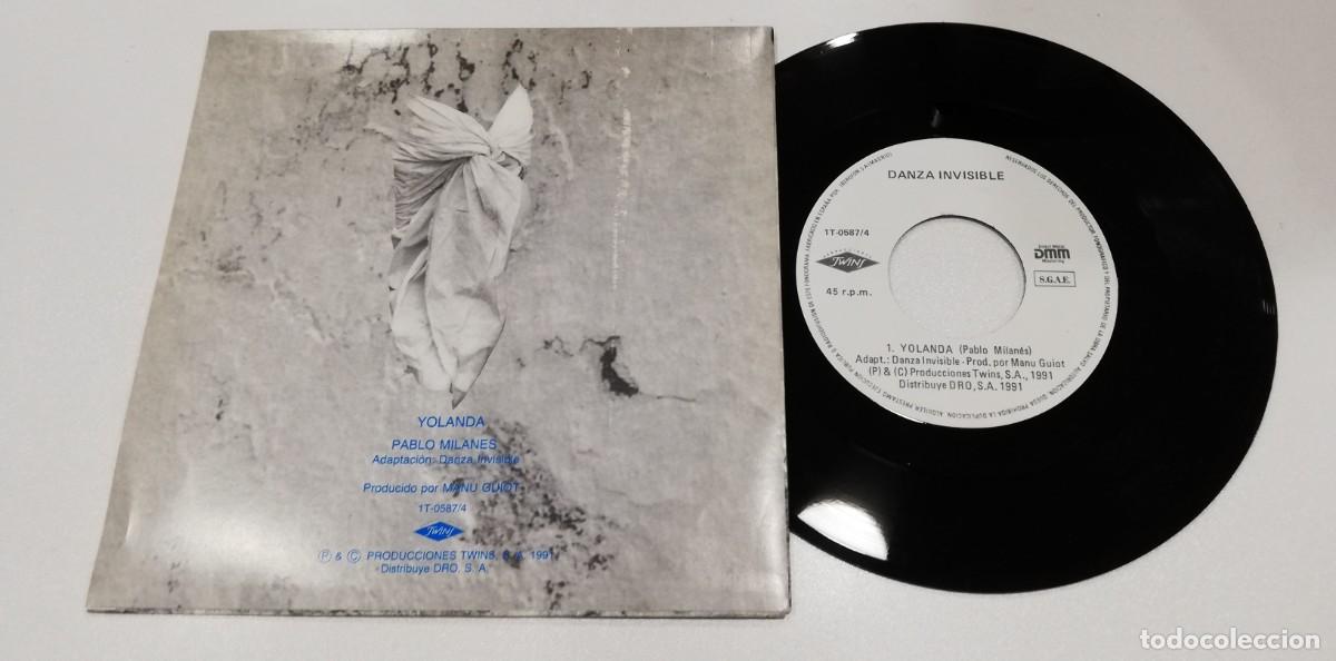Discos de vinilo: SCO97-Danza Invisible - Yolanda (7&rdquo;, Single) - Foto 2