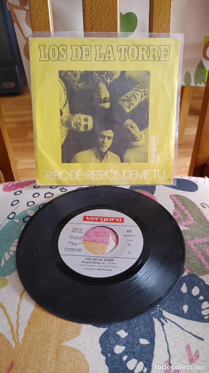Discos de vinilo: LOS DE LA TORRE-SINGLE RI BO DE - Foto 1