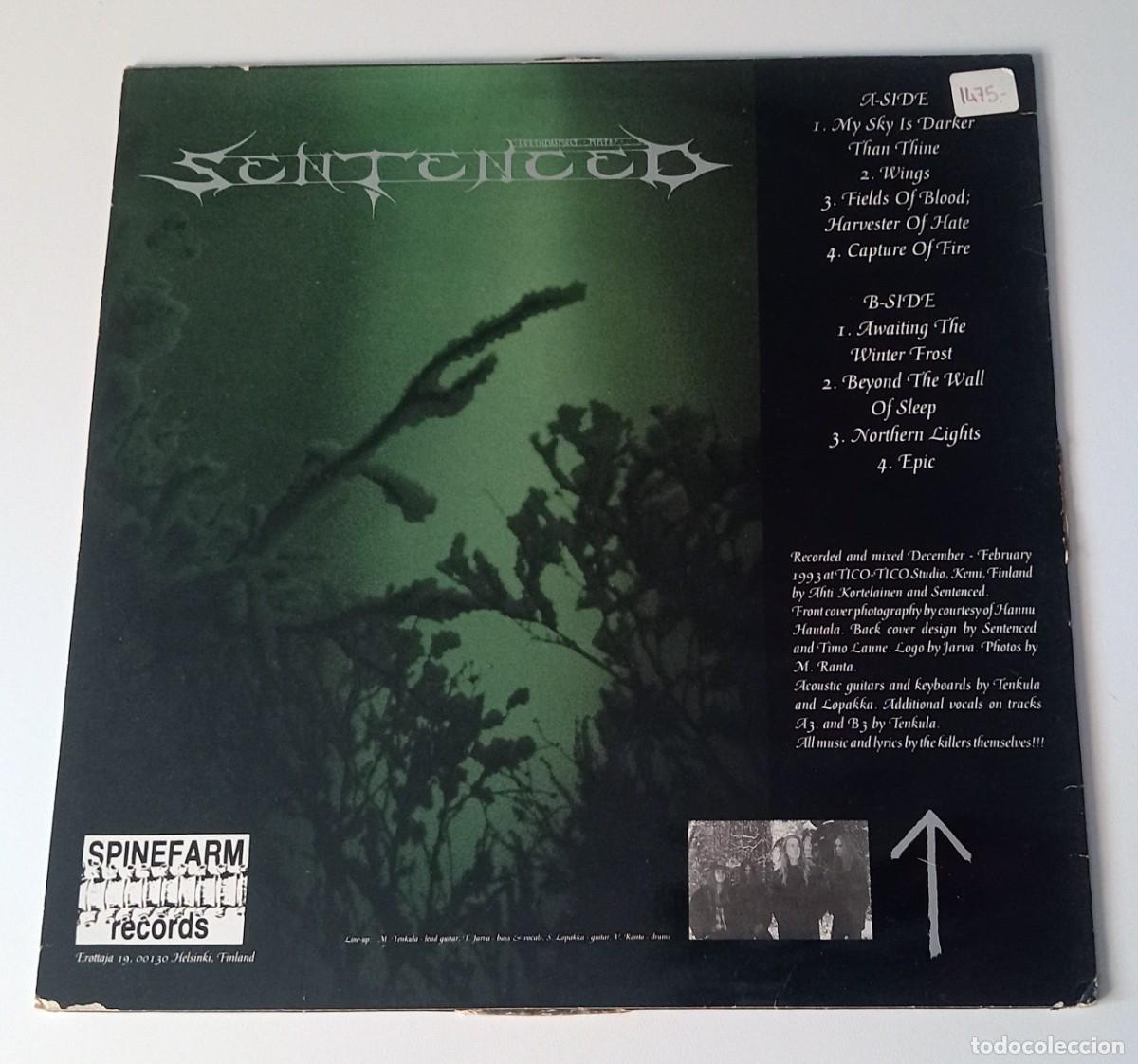 Discos de vinilo: LP SENTENCED - NORTH FROM HERE - Foto 2