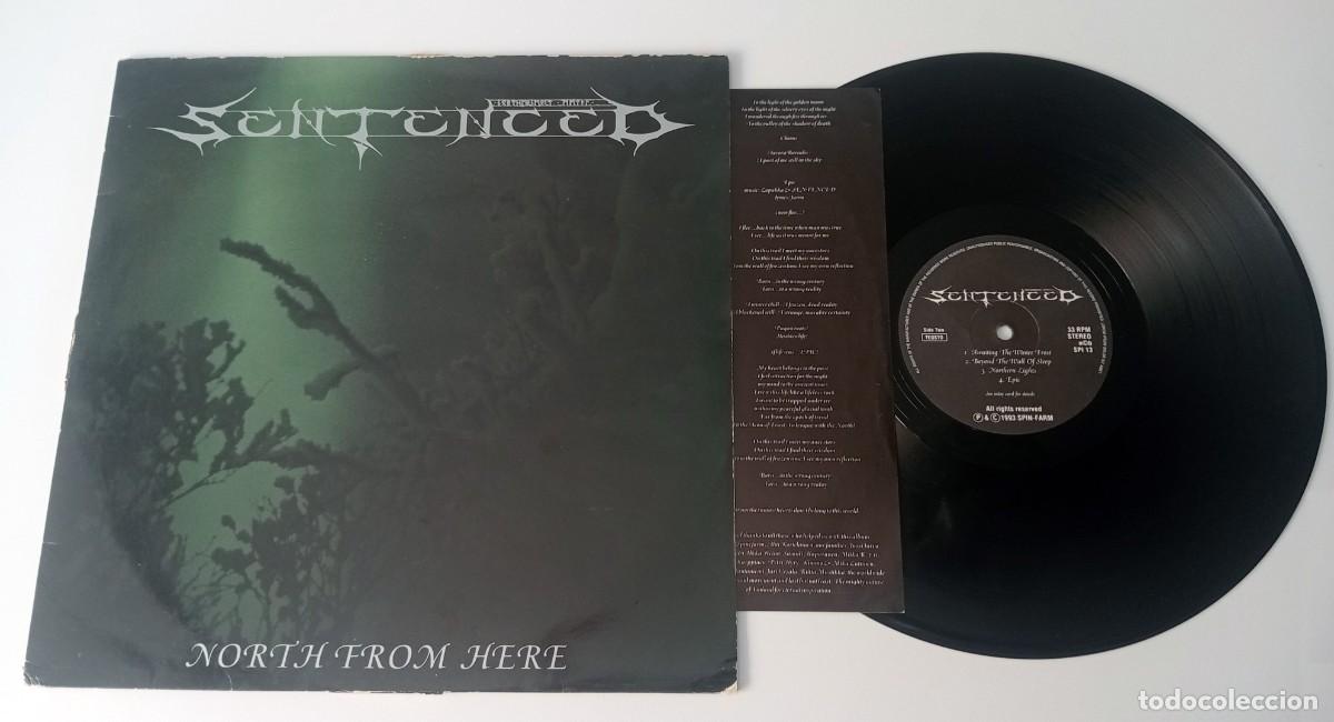 Discos de vinilo: LP SENTENCED - NORTH FROM HERE - Foto 3