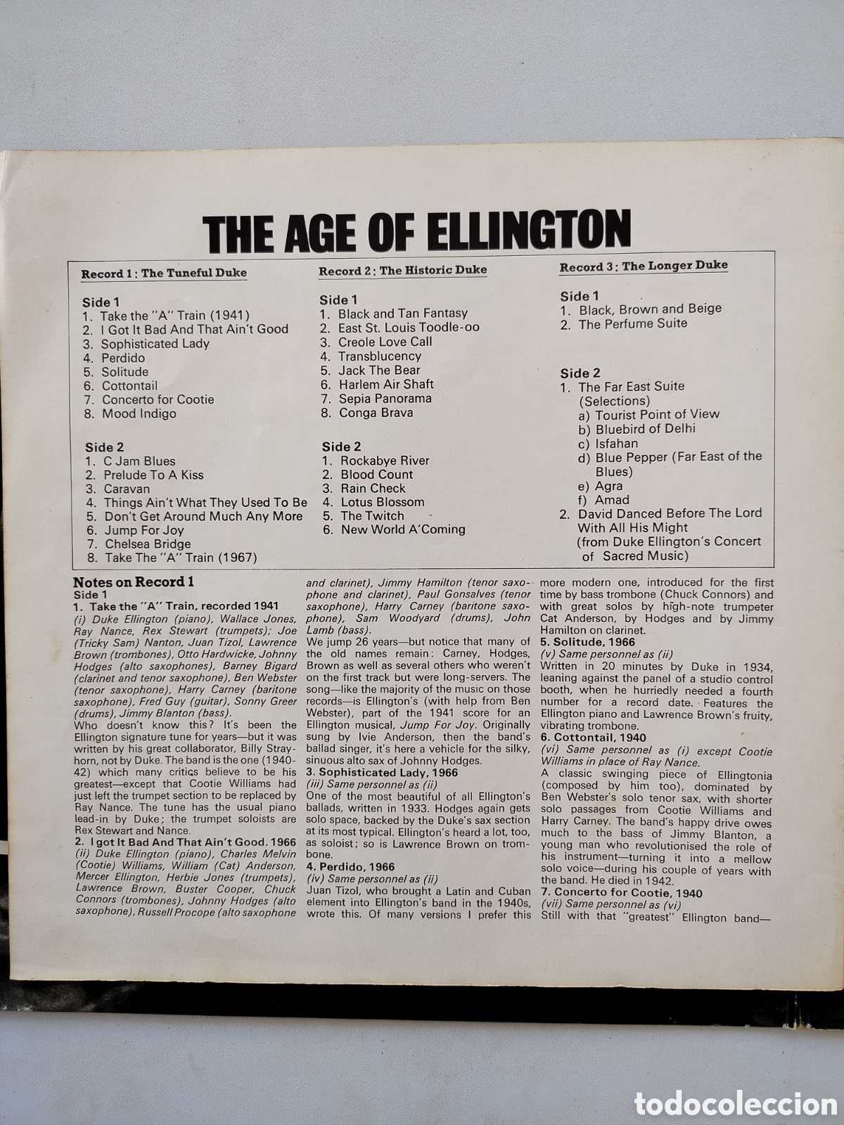 Discos de vinilo: Duke Ellington 3xLPs - Foto 4