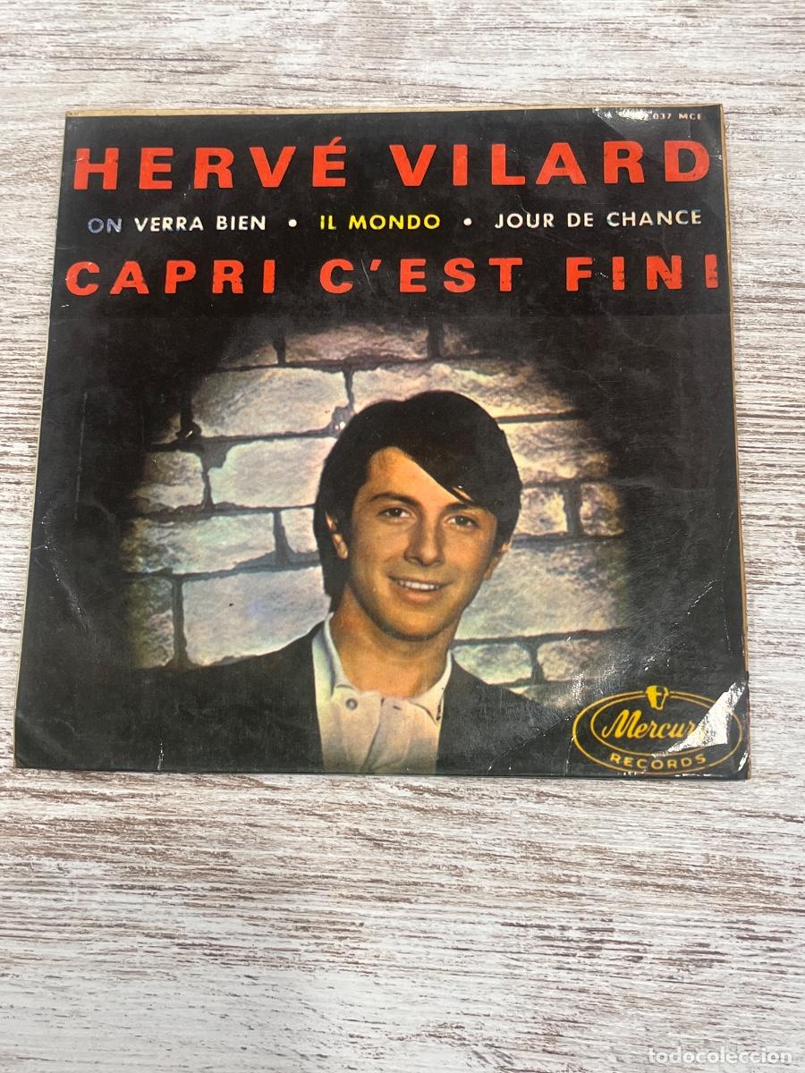 Discos de vinilo: Herve vilard capri cest fini disco vinilo - Foto 1
