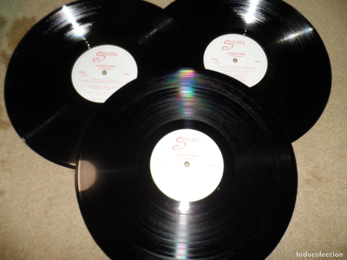 Discos de vinilo: VERDI - IL TROVATORE (3 LPS) - Foto 3