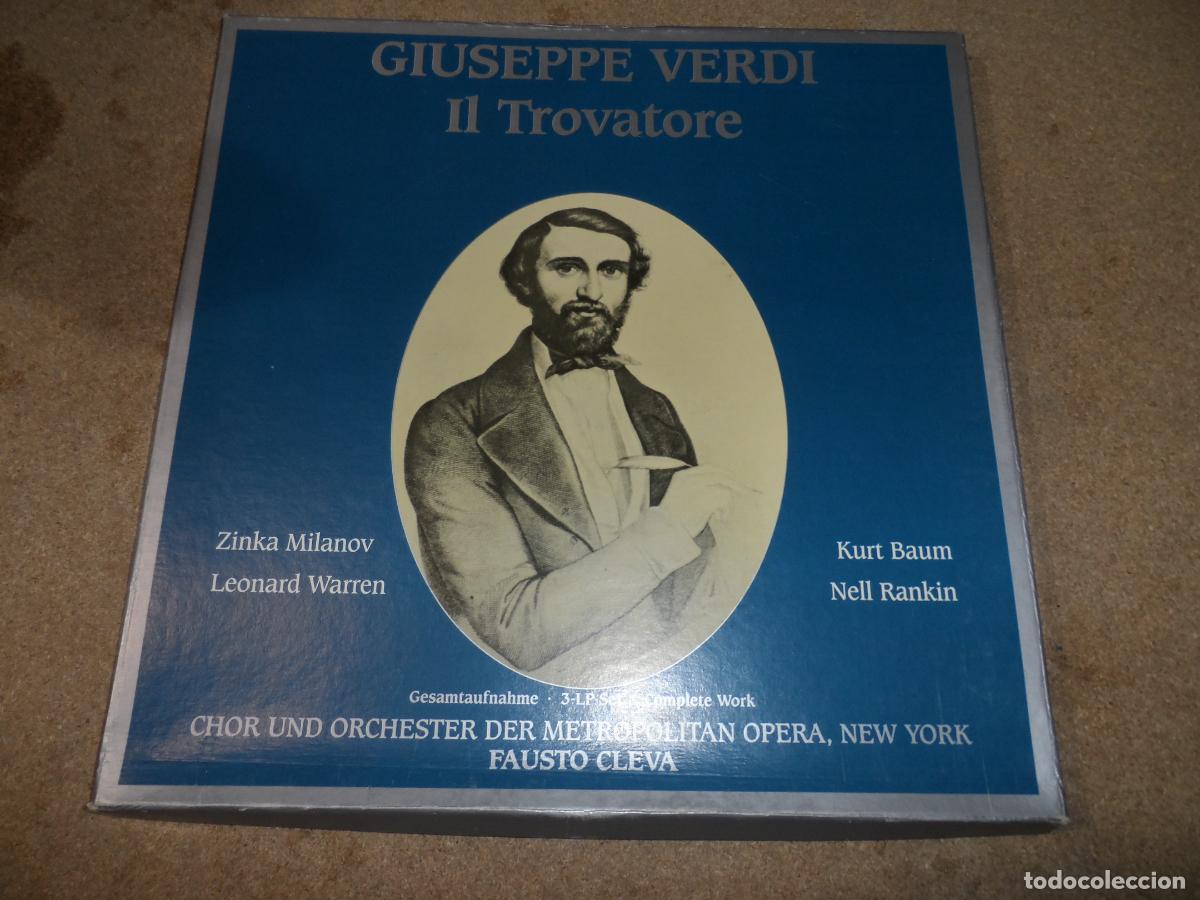Discos de vinilo: VERDI - IL TROVATORE (3 LPS) - Foto 1