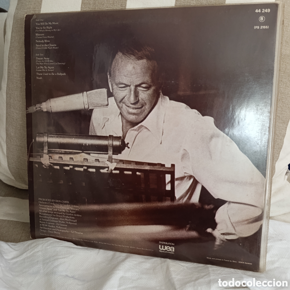 Discos de vinilo: Sinatra, Olblue eyes is back,A&ntilde;o 1973,disco vinilo - Foto 2