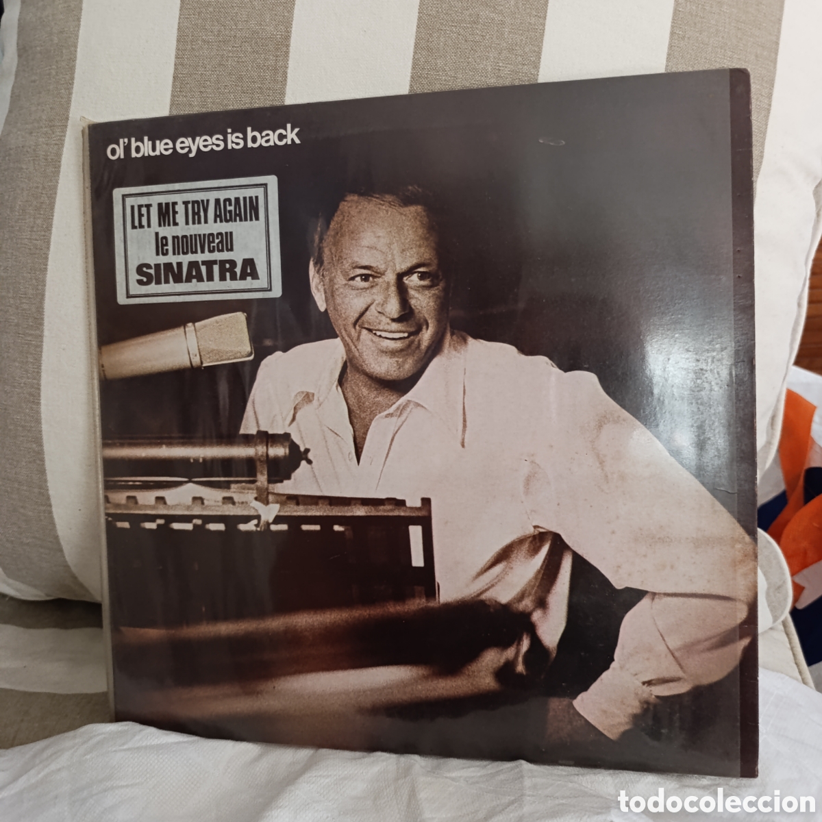 Discos de vinilo: Sinatra, Olblue eyes is back,A&ntilde;o 1973,disco vinilo - Foto 1