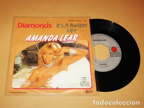 Discos de vinilo: AMANDA LEAR - DIAMONDS - SINGLE - 1979 - TEMAZO DE LA MUSICA DISCO - Foto 1