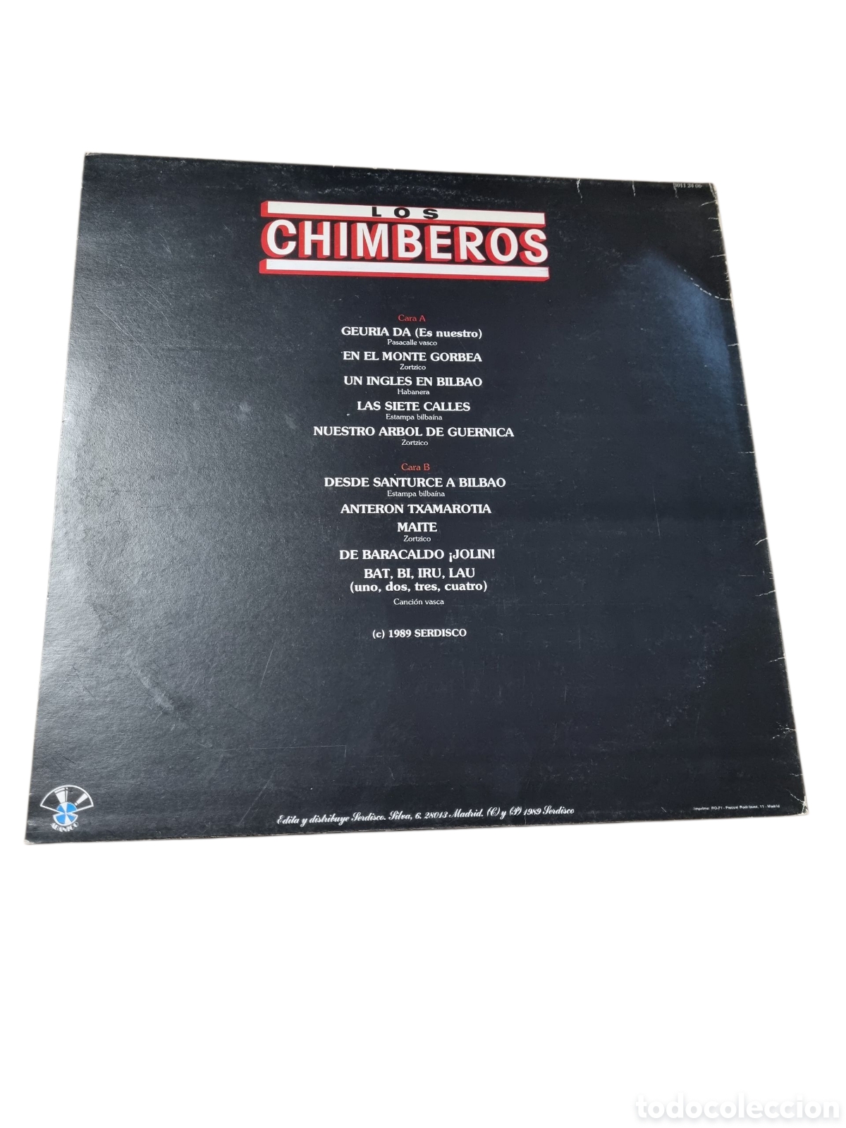 Discos de vinilo: VIN6366 los chimberos VINILO DE SEGUNDAMANO - Foto 2