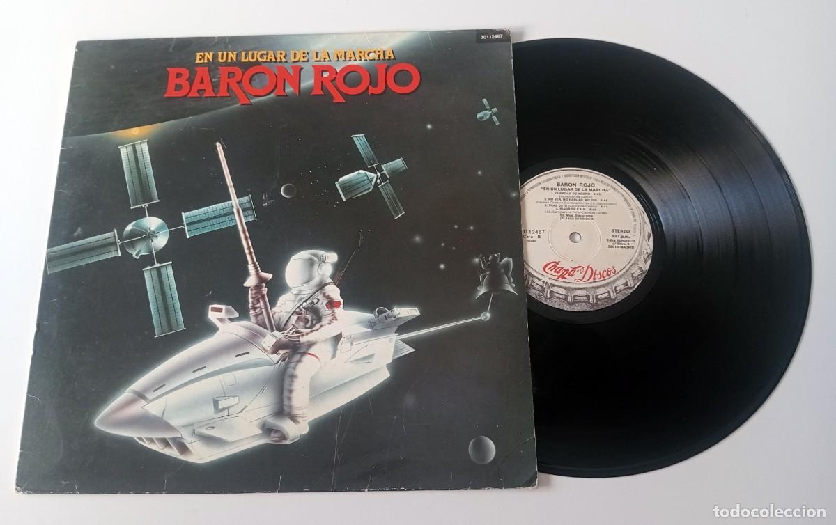Discos de vinilo: LP BARON ROJO - EN UN LUGAR DE LA MARCHA - Foto 3