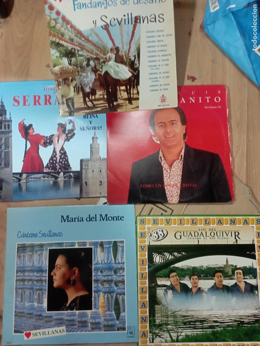 Discos de vinilo: lote 20 lp sevillanas - Foto 4