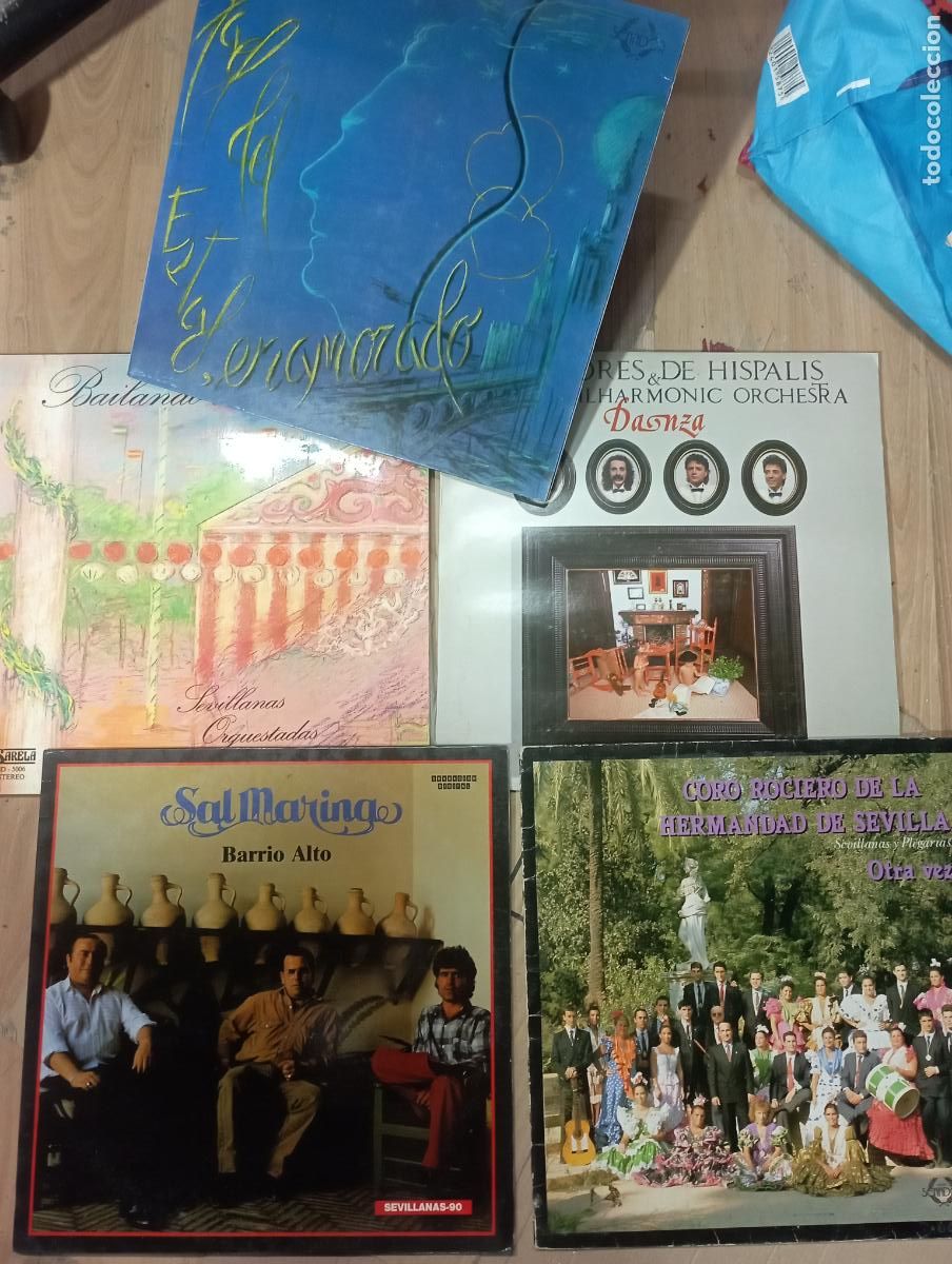 Discos de vinilo: lote 20 lp sevillanas - Foto 5
