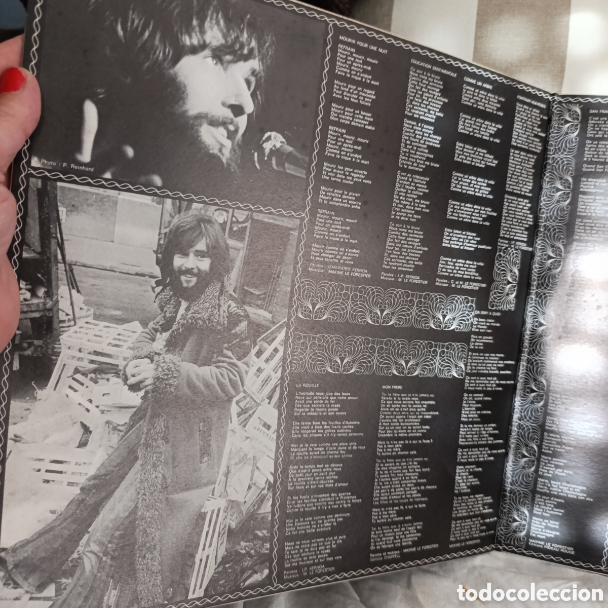 Discos de vinilo: M&aacute;xime le forestier, Mon fr&egrave;re, a&ntilde;o 1972,disco vinilo - Foto 2