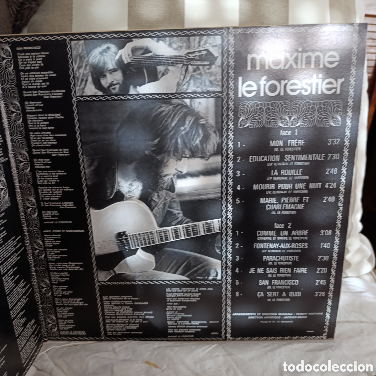 Discos de vinilo: M&aacute;xime le forestier, Mon fr&egrave;re, a&ntilde;o 1972,disco vinilo - Foto 3