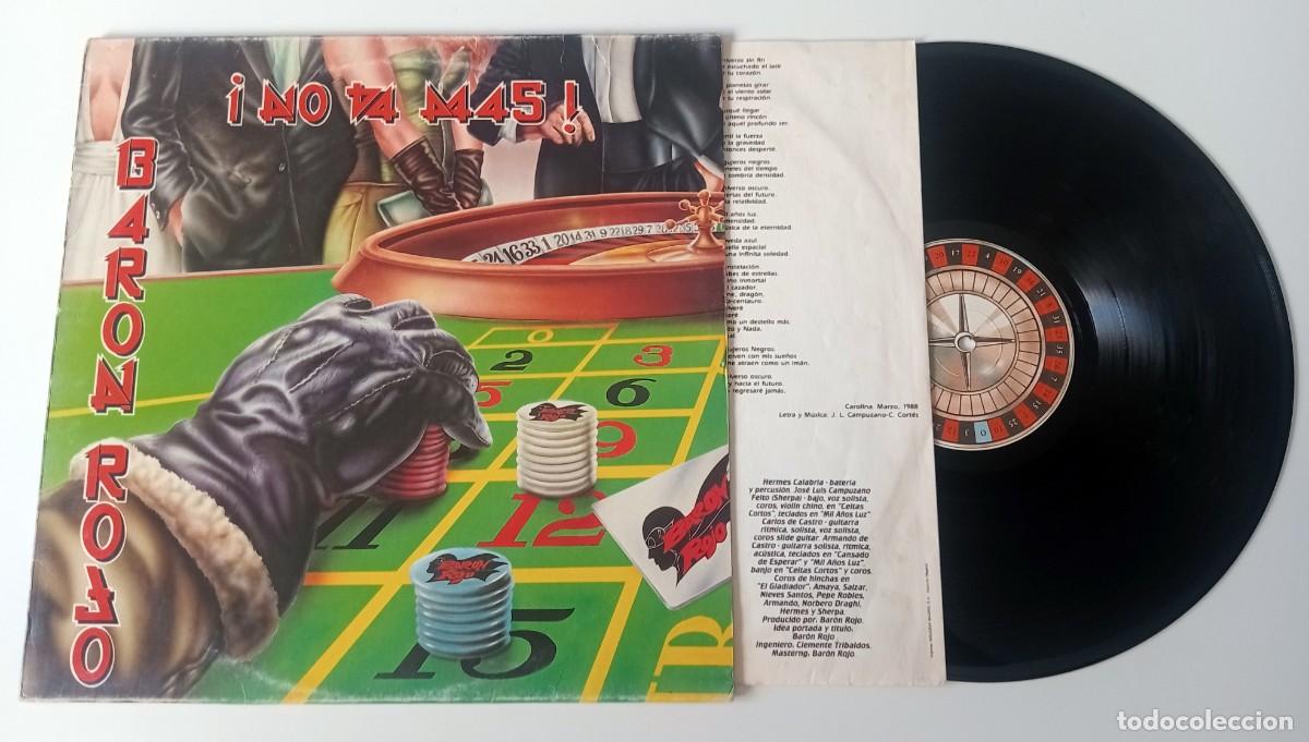 Discos de vinilo: LP BAR&Oacute;N ROJO - &iexcl;NO VA M&Aacute;S! - Foto 3