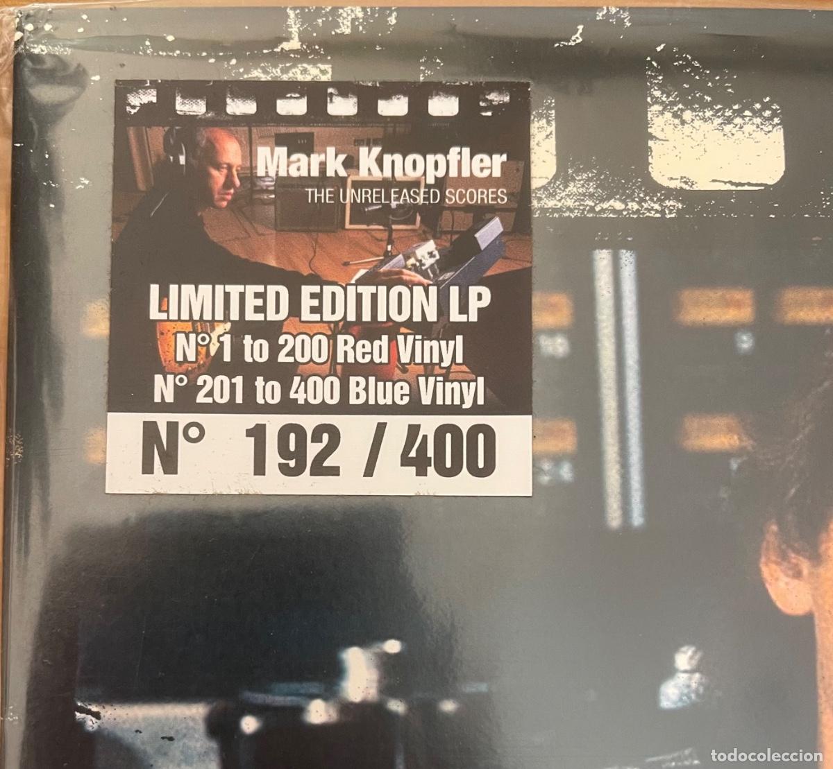 Discos de vinilo: Mark Knopfler- Unreleased Scores Ediciones limitada 192/400 - Foto 2