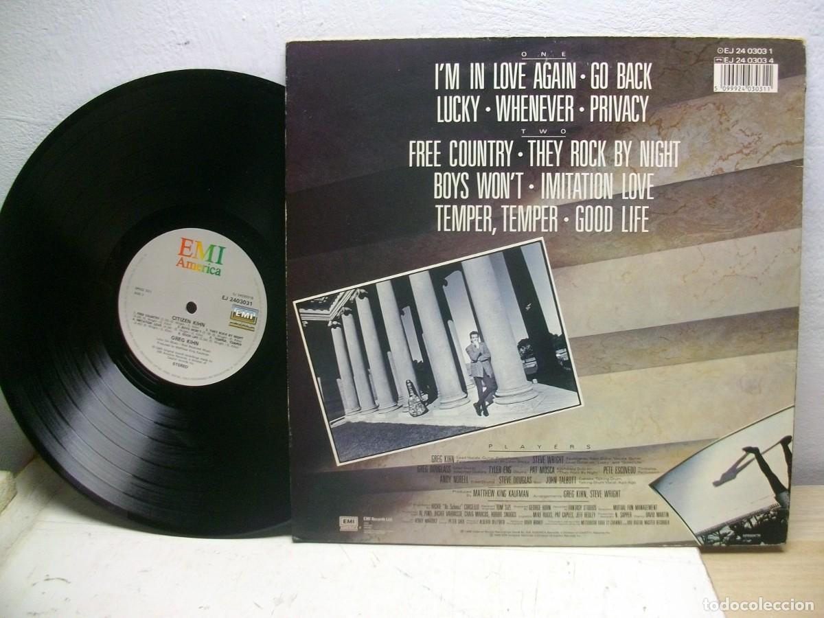 Discos de vinilo: Greg Kihn &ndash; Citizen Kihn LP - Foto 2