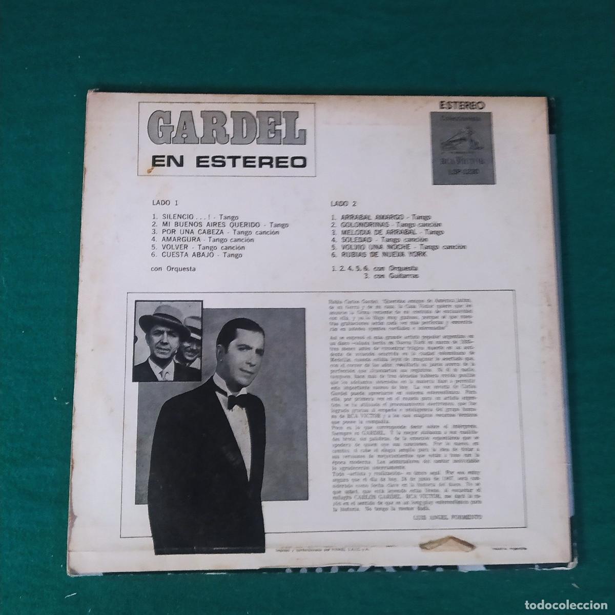Discos de vinilo: Carlos Gardel &ndash; En Estereo - Foto 2