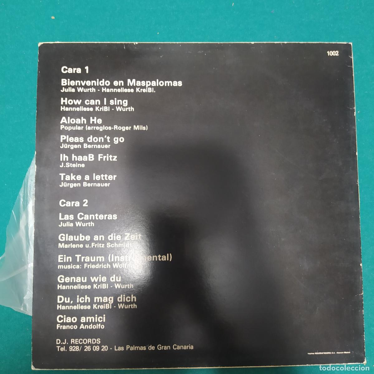 Discos de vinilo: bienvenido en maspalomas Helmut heger - Foto 2