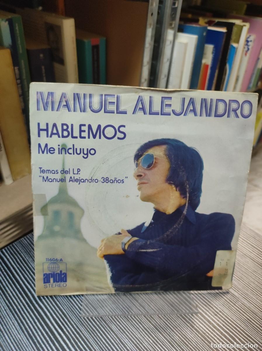 Discos de vinilo: MANUEL ALEJANDRO HABLEMOS ME INCLUYO - Foto 2