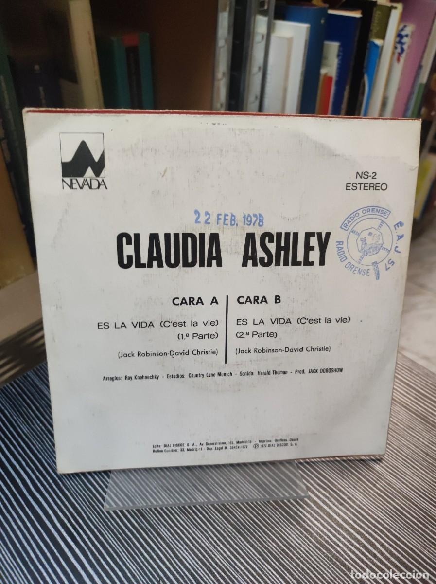 Discos de vinilo: Claudia Ashley &ndash; Es La Vida = Cest La Vie - Foto 2