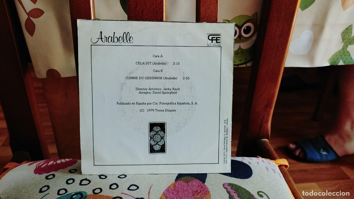 Discos de vinilo: ARABELLE-SINGLE CELA DIT - Foto 2