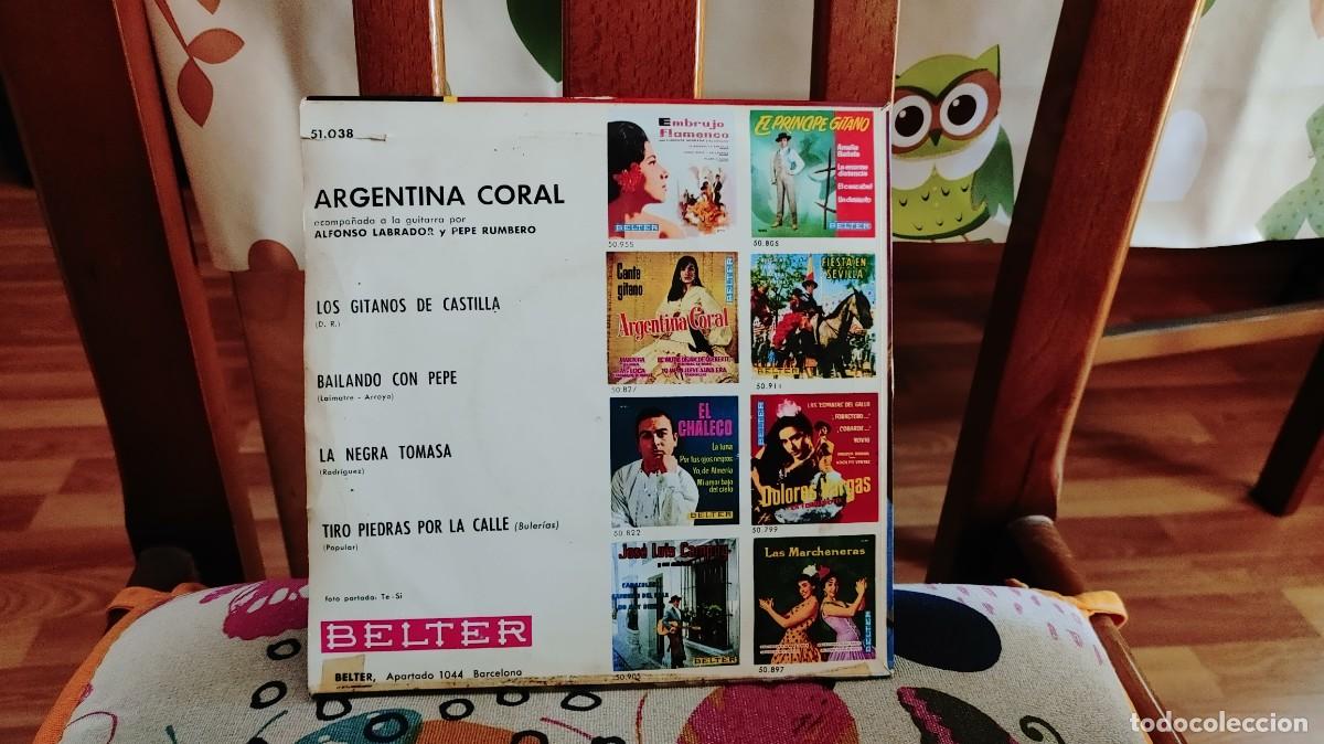 Discos de vinilo: ARGENTINA CORAL-EP LOS GITANOS DE CASTILLA +3 - Foto 2