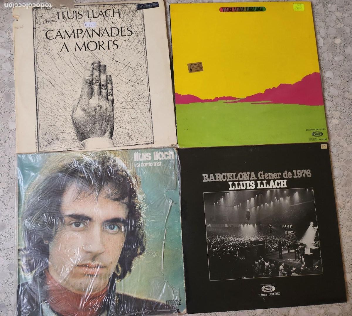 Discos de vinilo: Lluis Llach lote de 4 lps - Foto 1