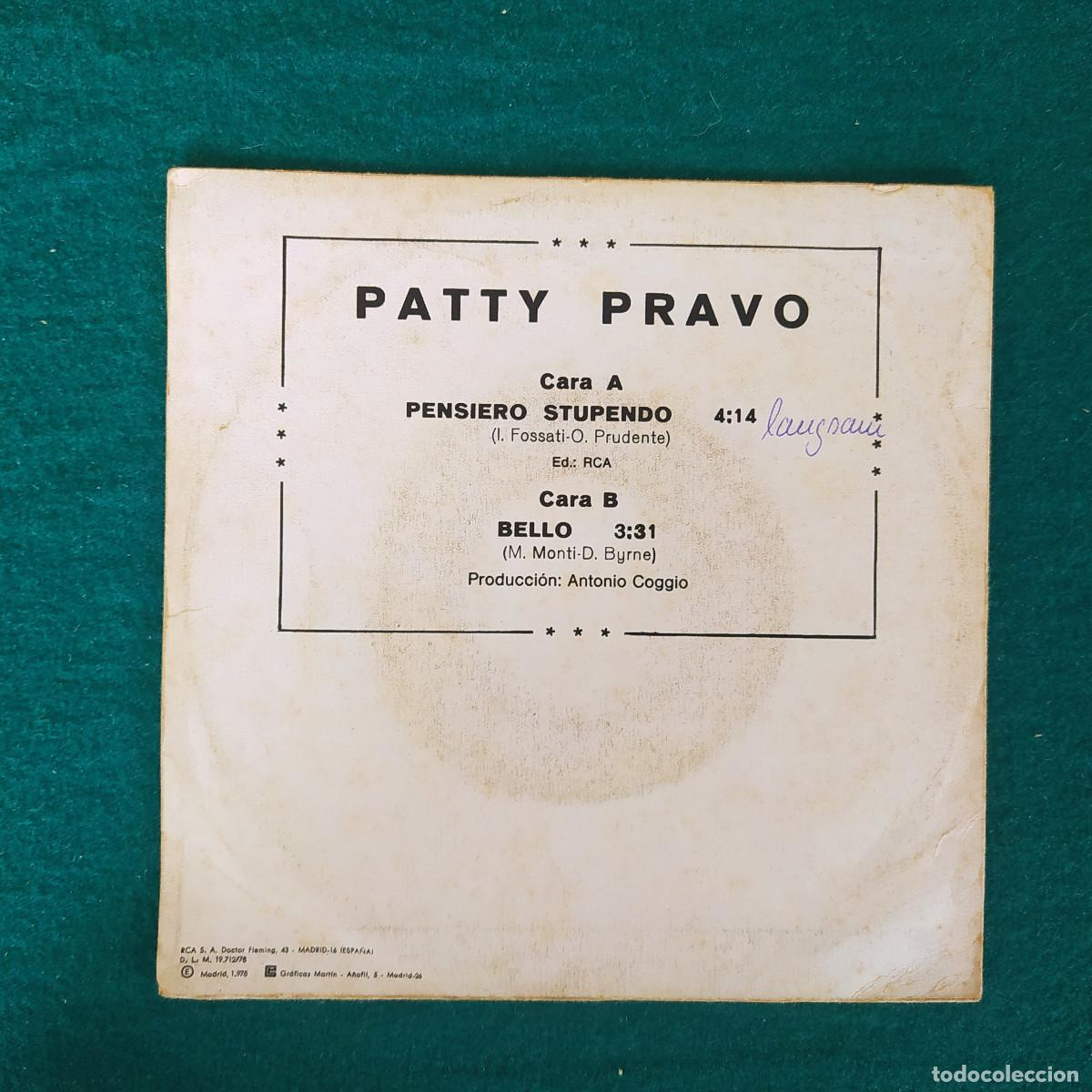 Discos de vinilo: Patty Pravo &ndash; Pensiero Stupendo - Foto 2