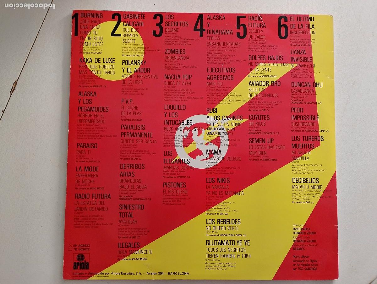 Discos de vinilo: La Edad De Oro Del Pop Espa&ntilde;ol, 3 lps 1987 - Foto 2