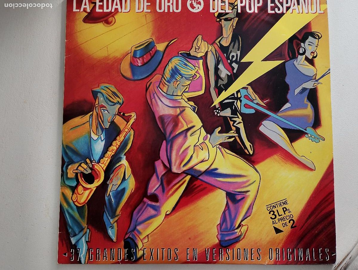 Discos de vinilo: La Edad De Oro Del Pop Espa&ntilde;ol, 3 lps 1987 - Foto 3