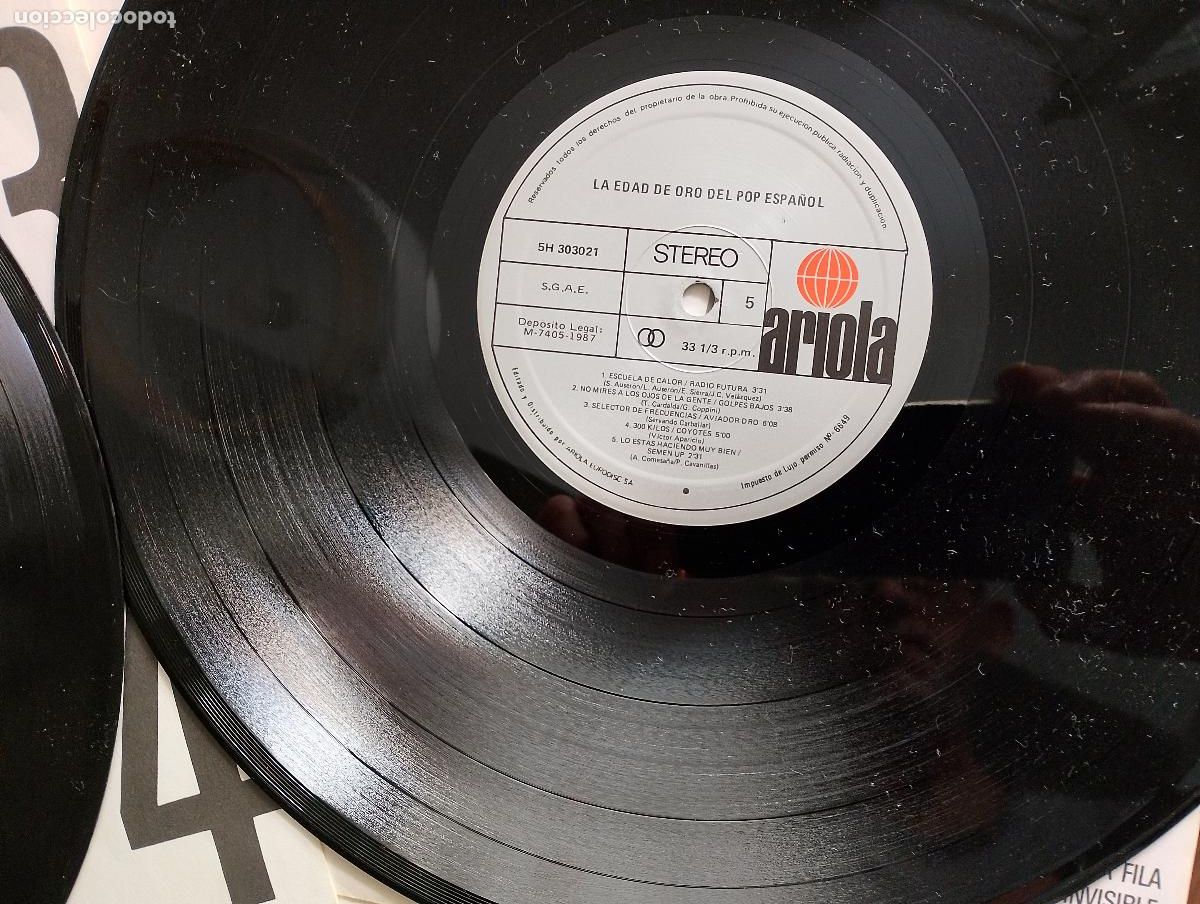 Discos de vinilo: La Edad De Oro Del Pop Espa&ntilde;ol, 3 lps 1987 - Foto 5