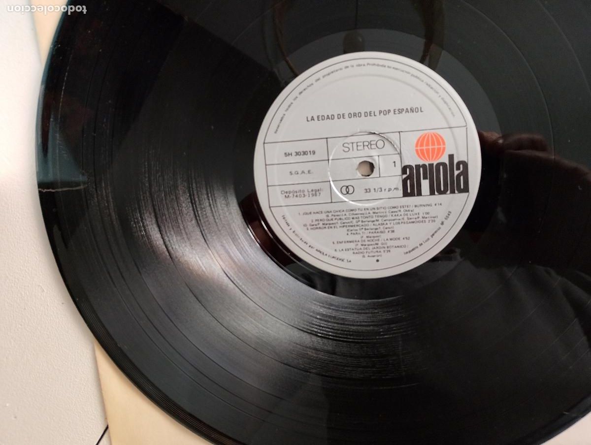 Discos de vinilo: La Edad De Oro Del Pop Espa&ntilde;ol, 3 lps 1987 - Foto 7