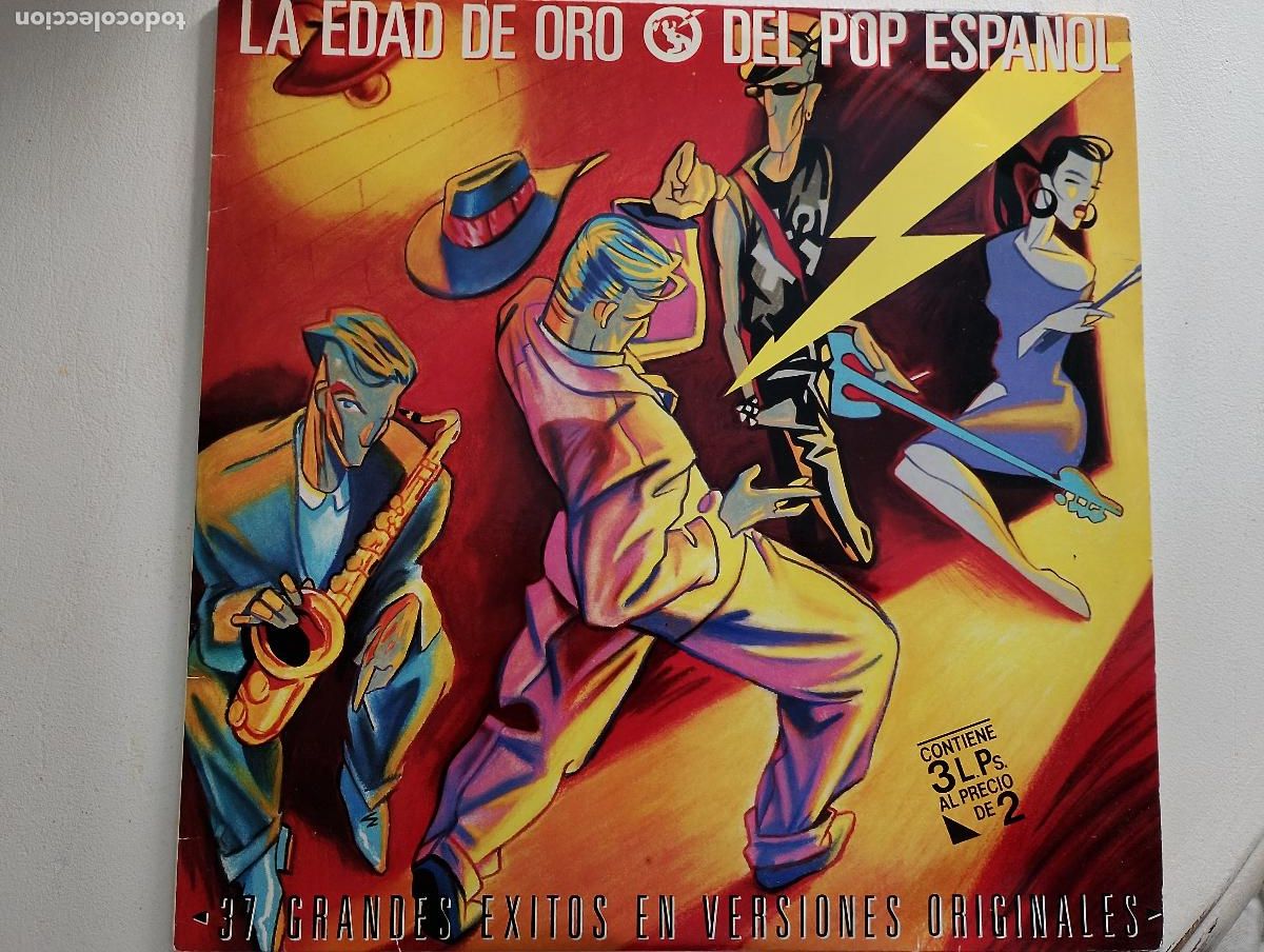 Discos de vinilo: La Edad De Oro Del Pop Espa&ntilde;ol, 3 lps 1987 - Foto 1