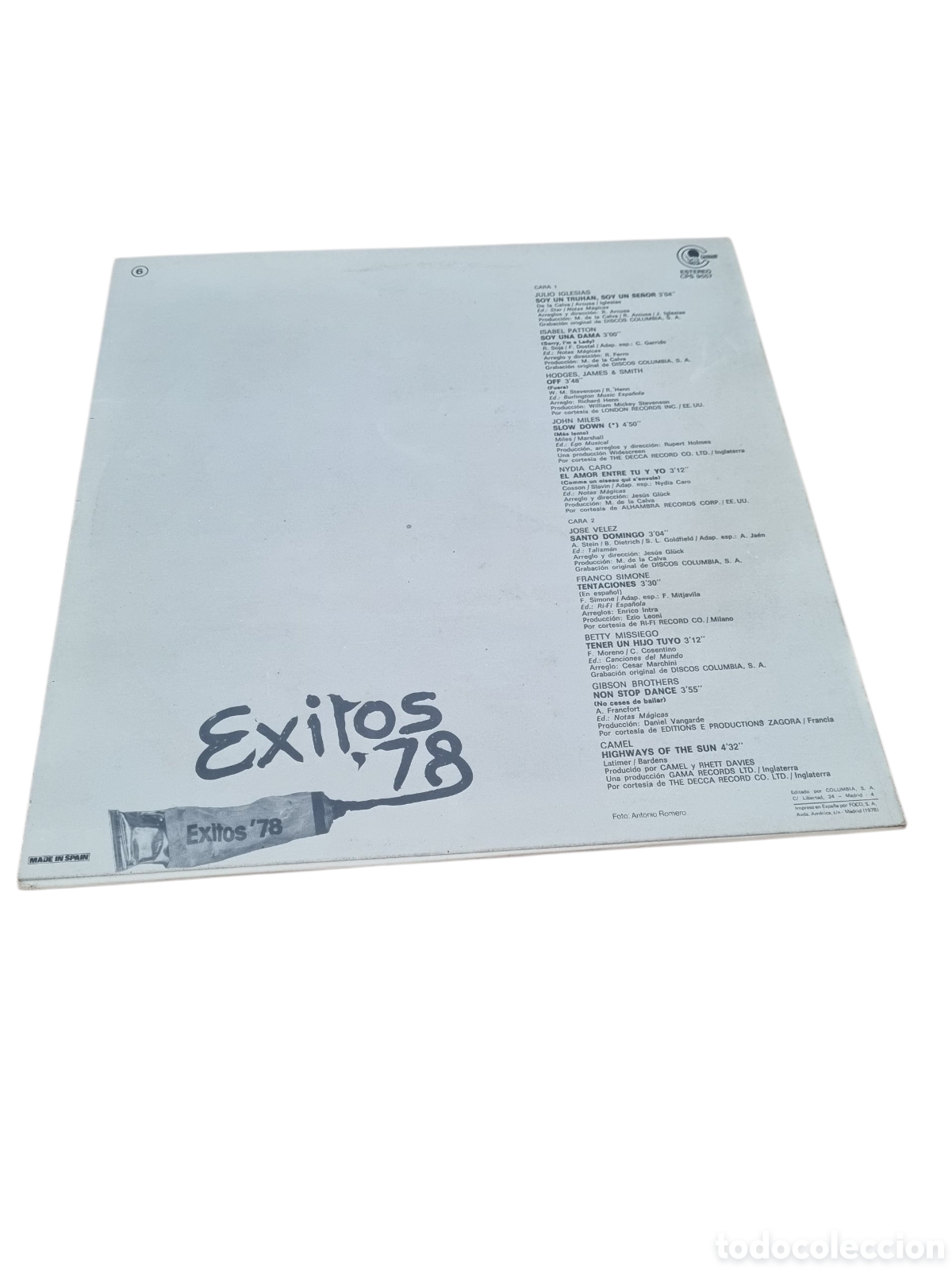 Discos de vinilo: VIN6410 exitos 78 vol.1 VINILO DE SEGUNDAMANO - Foto 2