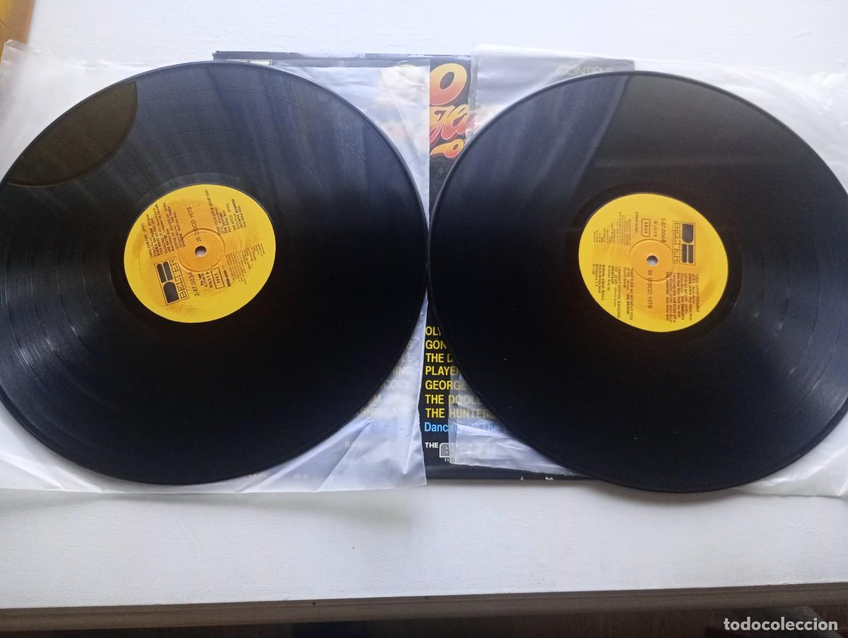 Discos de vinilo: 20 disco hits originales. Doble LP vinilo - Foto 2