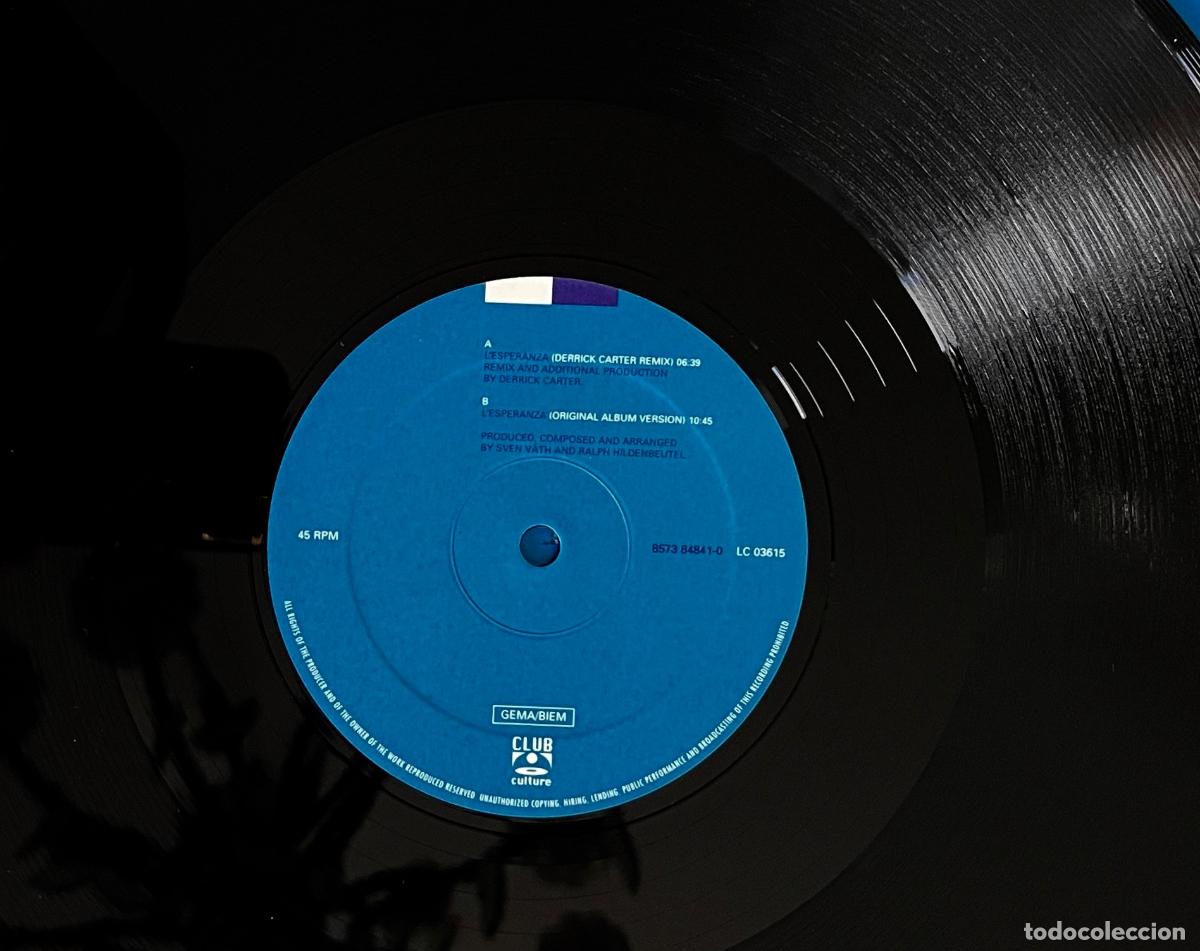 Discos de vinilo: SVEN VATH - LESPERANZA REMIX - DISCO 2 - MAXI SINGLE - Foto 2