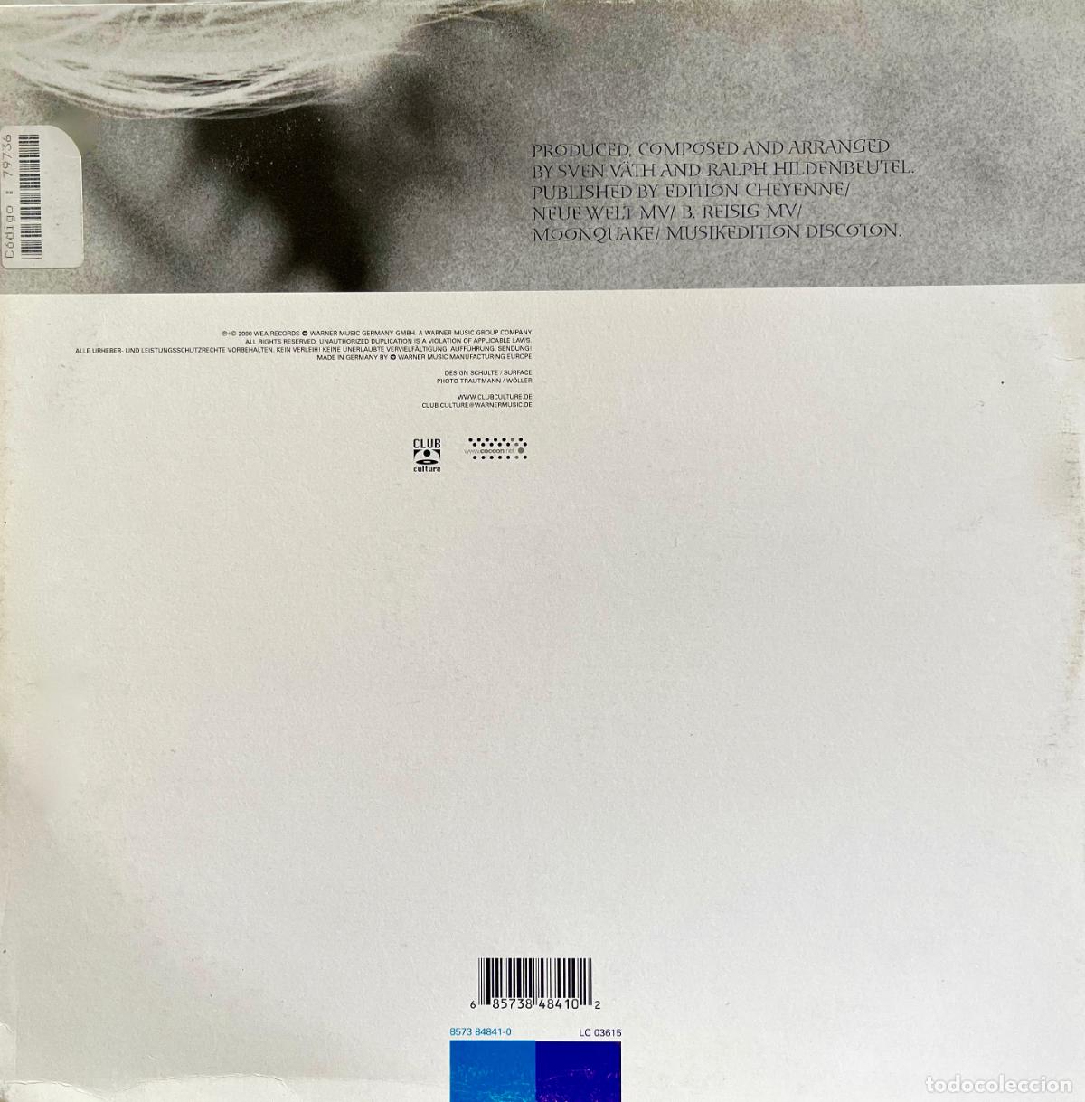 Discos de vinilo: SVEN VATH - LESPERANZA REMIX - DISCO 2 - MAXI SINGLE - Foto 4