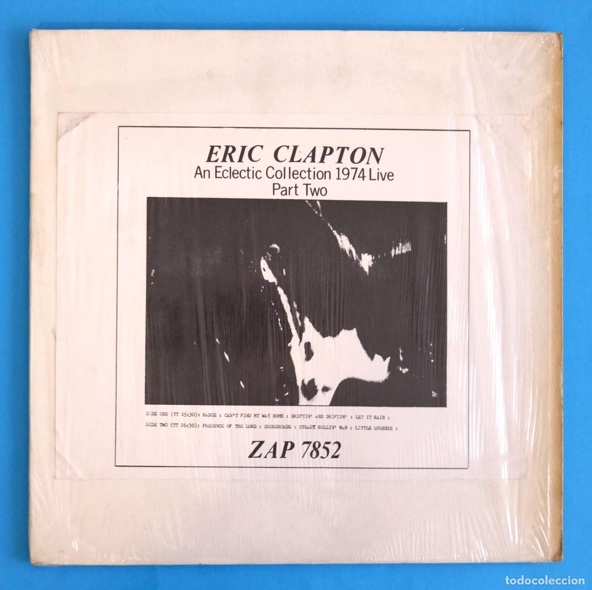 Discos de vinilo: Eric Clapton &ndash; An Eclectic Collection 1974 Live Part Two - Foto 1