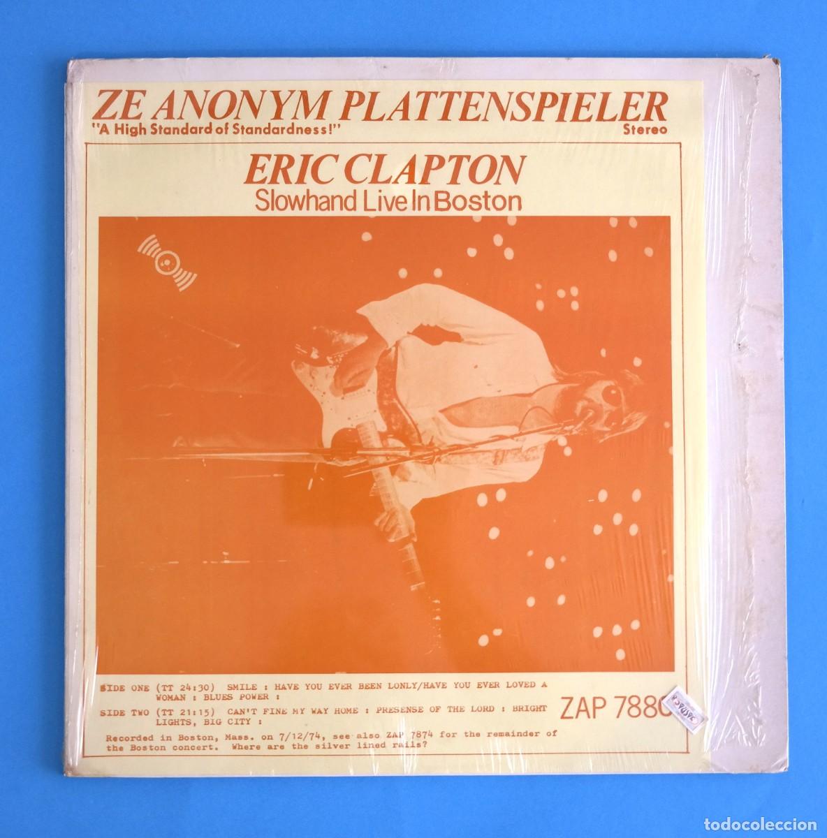 Discos de vinilo: Eric Clapton &ndash; Slowhand Live In Boston - Foto 1