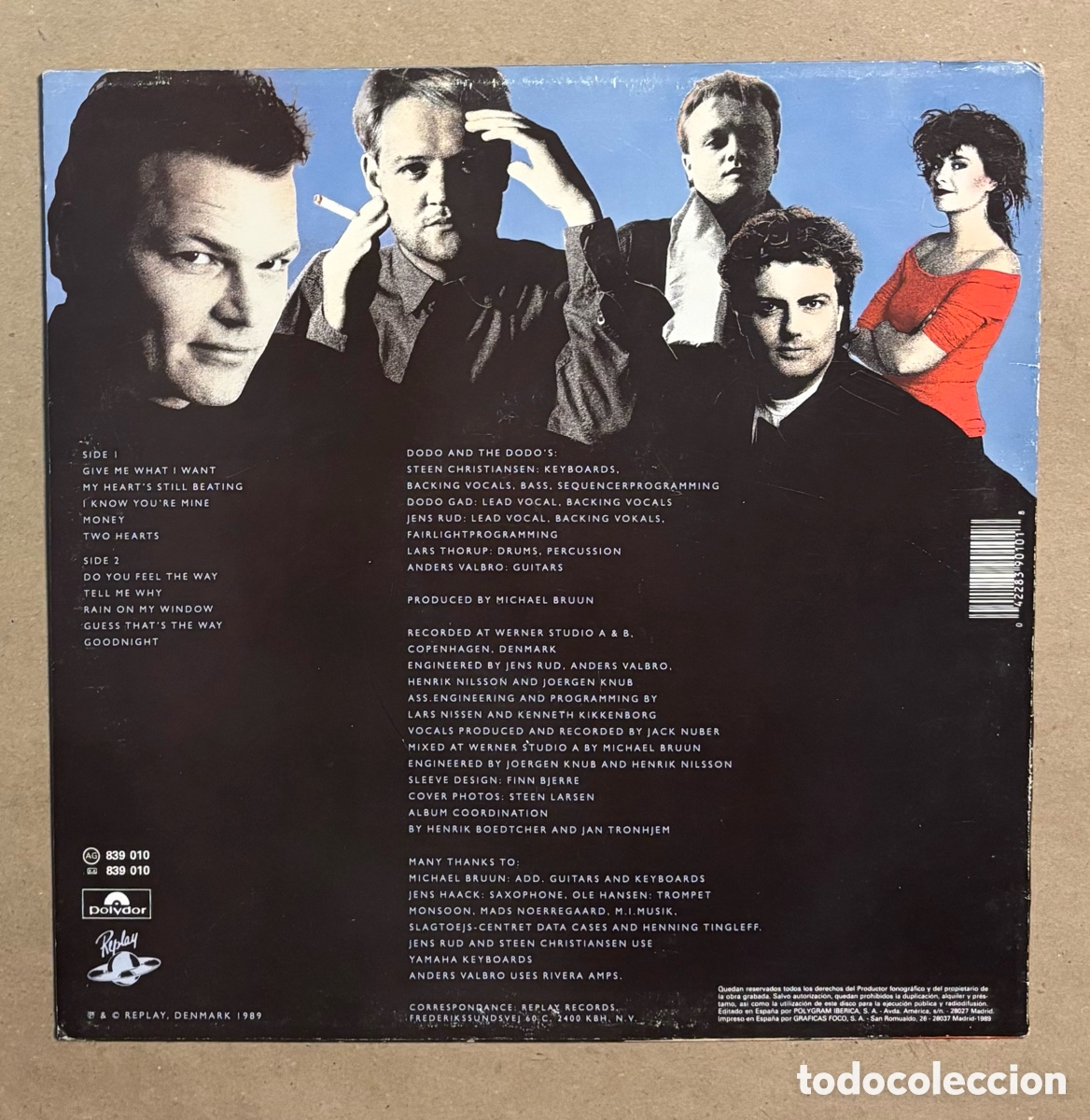 Discos de vinilo: VINILO. DODO ANF THE DODO&rsquo;S (POLYDOR 1989). - Foto 2