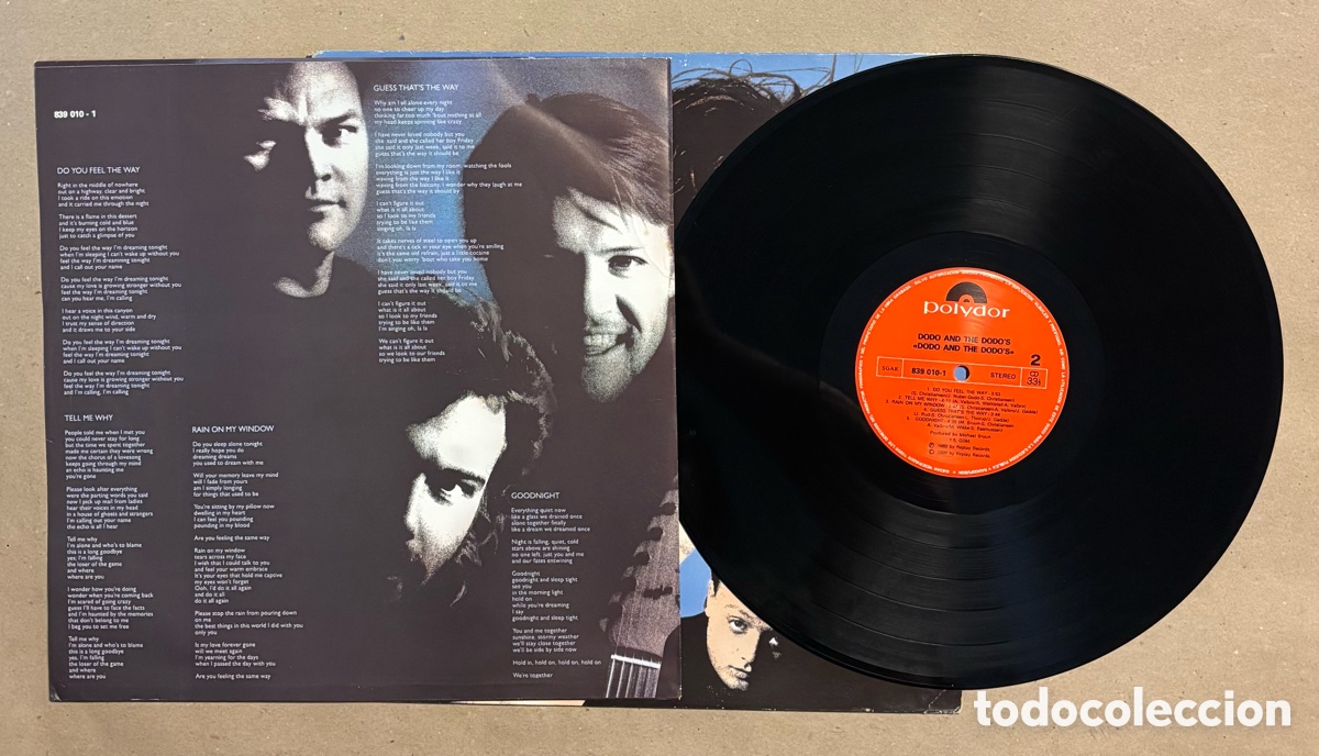 Discos de vinilo: VINILO. DODO ANF THE DODO&rsquo;S (POLYDOR 1989). - Foto 4