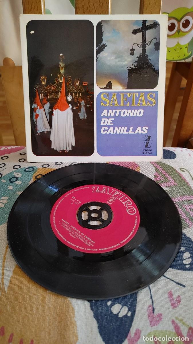 Discos de vinilo: ANTONIO DE CANILLAS-EP SAETAS - Foto 1