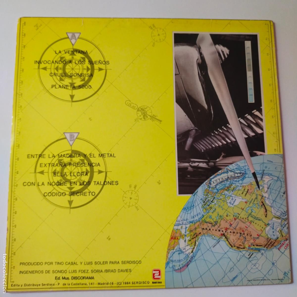 Discos de vinilo: VIDEO- CODIGO SECRETO- LP 1984 + INSERT- DISCO COMO NUEVO. - Foto 2