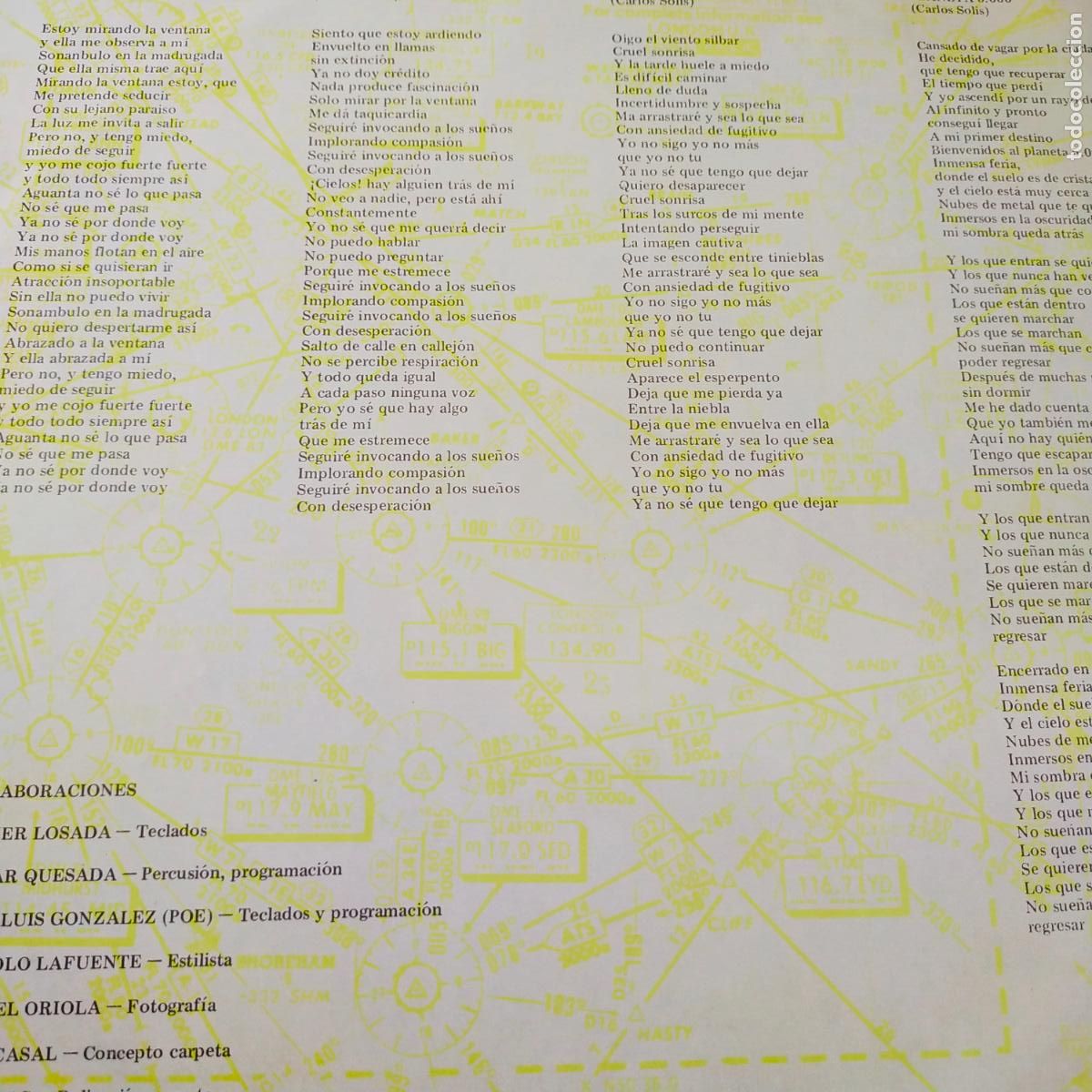 Discos de vinilo: VIDEO- CODIGO SECRETO- LP 1984 + INSERT- DISCO COMO NUEVO. - Foto 3