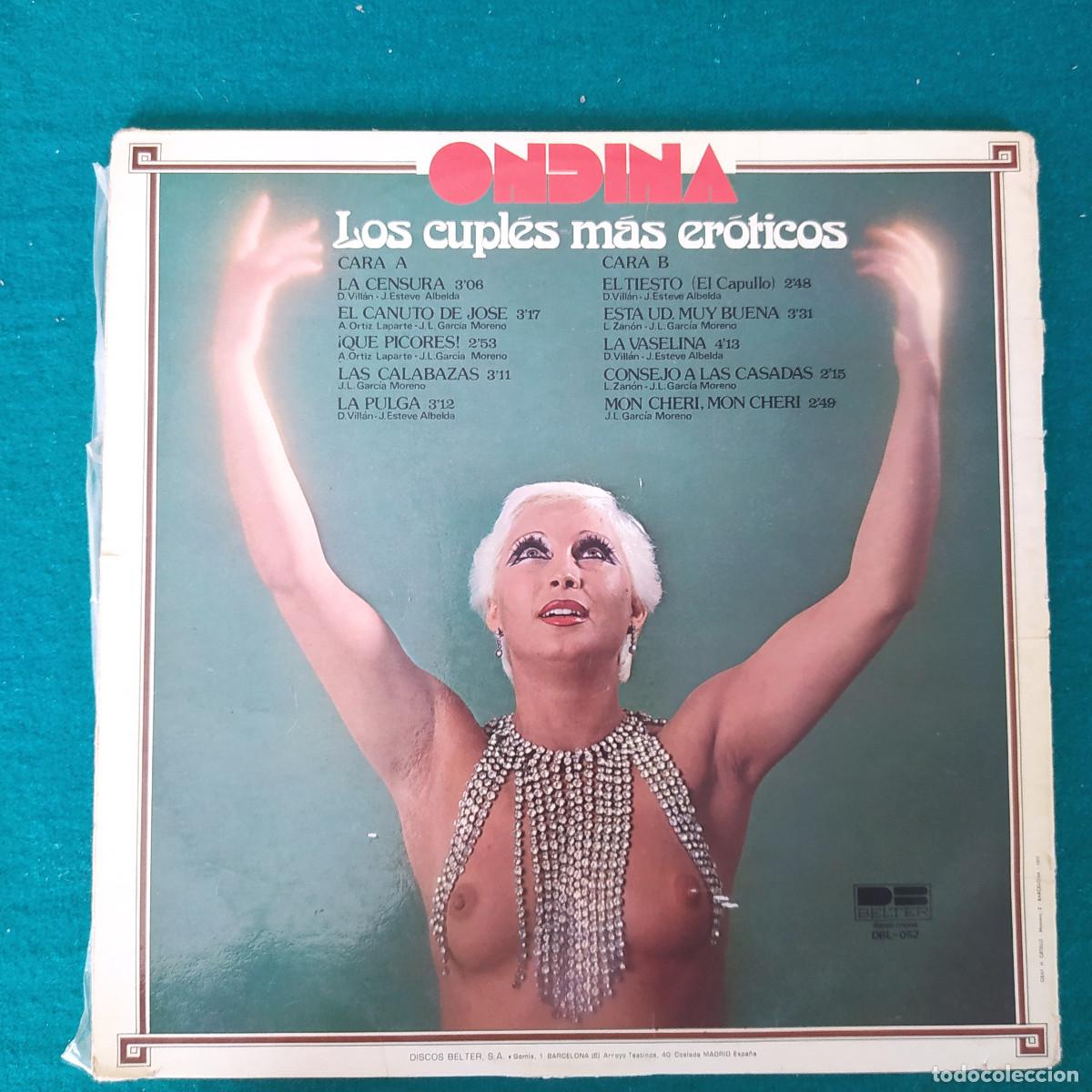 Discos de vinilo: Ondina &ndash; Los Cupl&eacute;s M&aacute;s Er&oacute;ticos - Foto 2