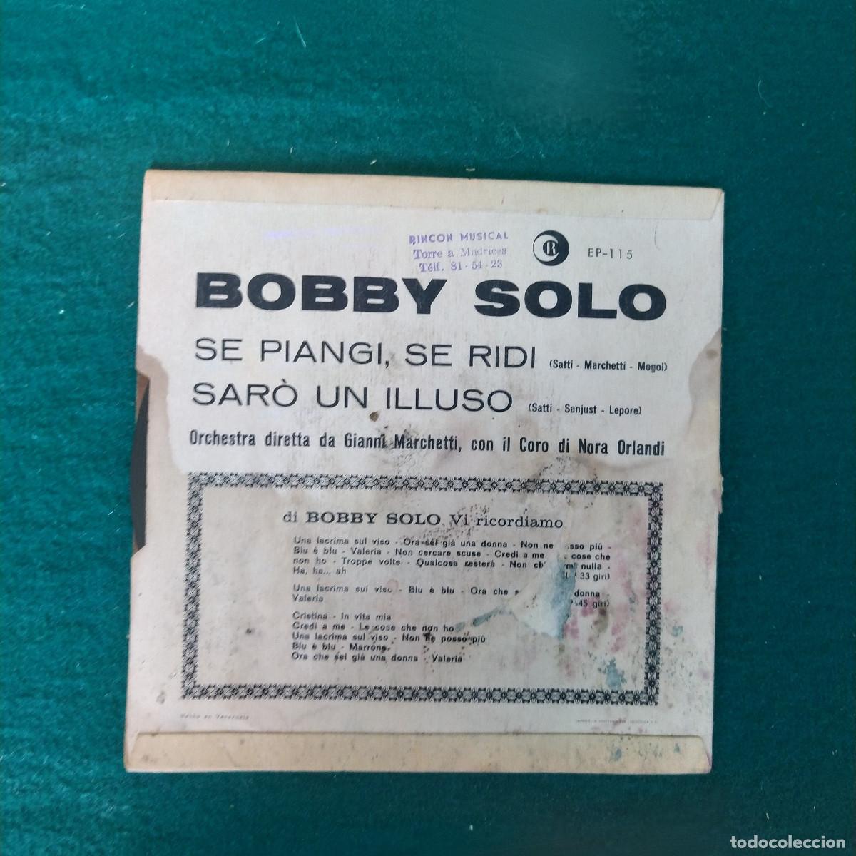 Discos de vinilo: Bobby Solo &ndash; Se Piangi, Se Ridi - Foto 2