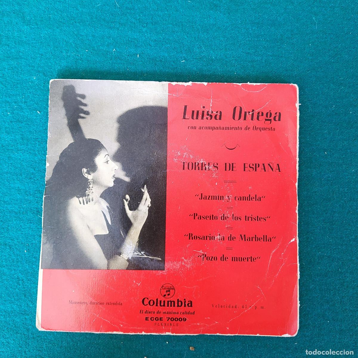 Discos de vinilo: Luisa Ortega &ndash; Torres De Espa&ntilde;a - Foto 1