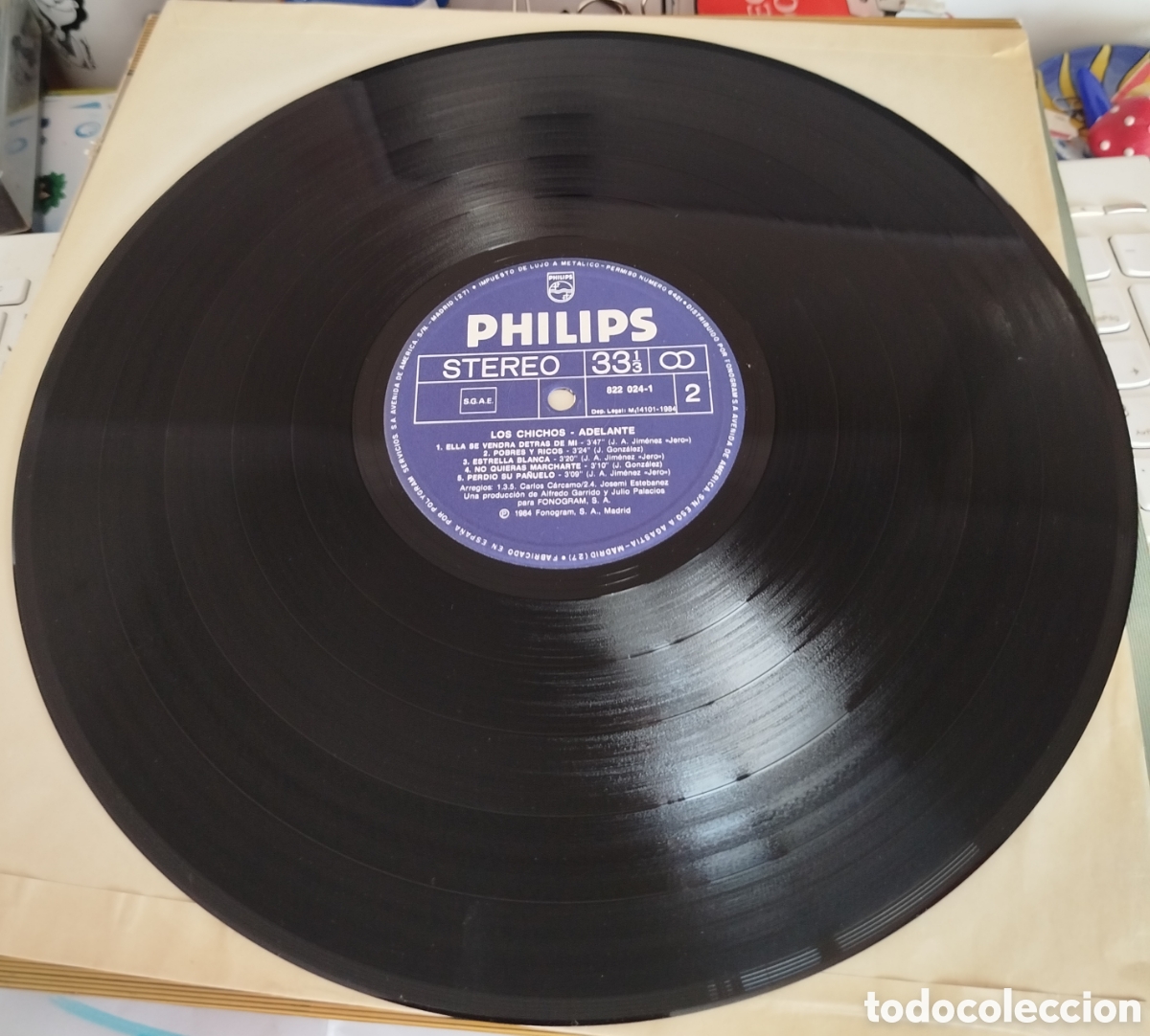Discos de vinilo: Los chichos - Adelante - Foto 2